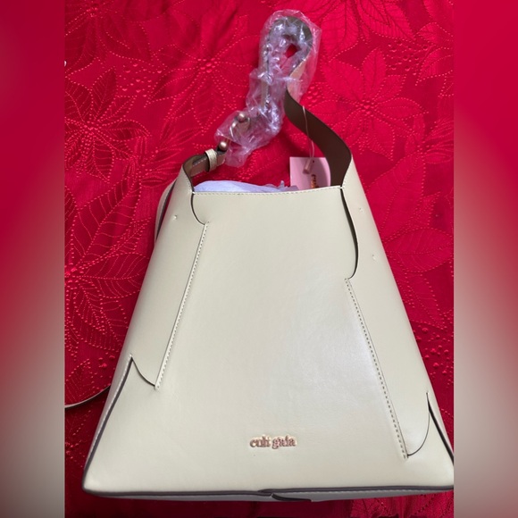 Cult Gaia Simona is a sculptural shoulder bag in Lemon Sorbet hues. BRAND NEW - Picture 2 of 7